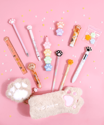 Kitty Paws Stationery Set Of 12